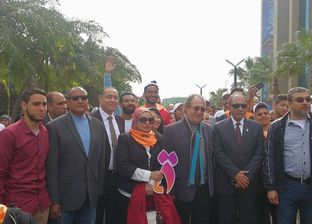القومي للمرأة يطلق يوم رياضي بجامعة مصر