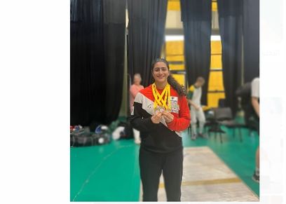لولوة سليمان تحصد 3 ميداليات ذهبية ببطولة أفريقيا لمبارزة السيف