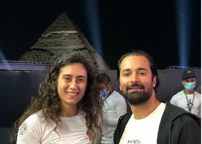 أحمد حاتم ونور الشربيني