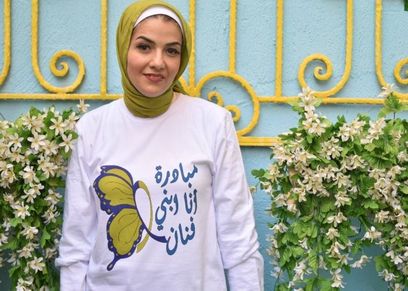 نانسى الشيمى مؤسسة مبادرة انا ابنى فنان