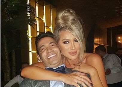 بالصور| مايا دياب تحتضن سعد الصغير: