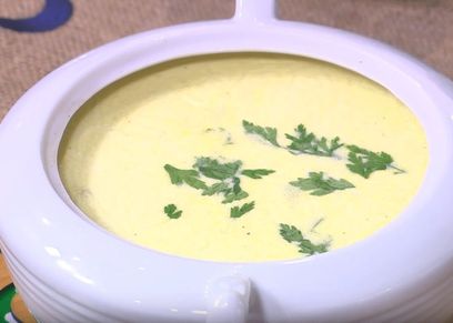 شوربة الخرشوف بالكريمة