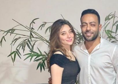 ملكة جمال الكون دارين حلمي والفنان تامر عاشور