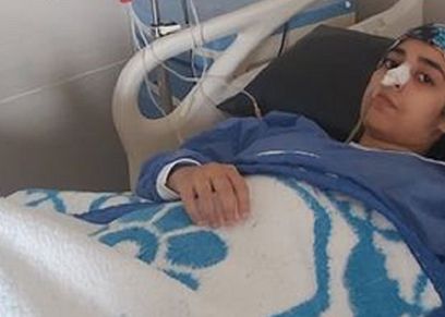 منة في إحدى غرف مستشفى أبو قير بالإسكندرية