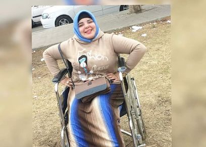 سلمى الجندي تواجه الكرسي المتحرك بالهاند ميد