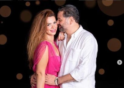 أمير شاهين وزوجته