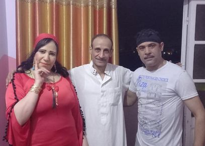 صورة من كواليس فيلم معركة الأسود