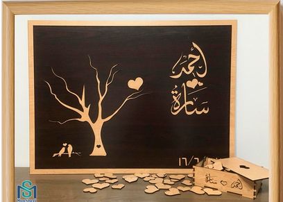 الحفر علي الخشب
