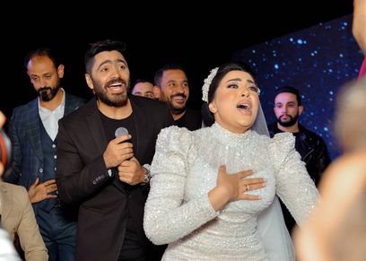 البلوجر آية مكرم والفنان تامر حسني