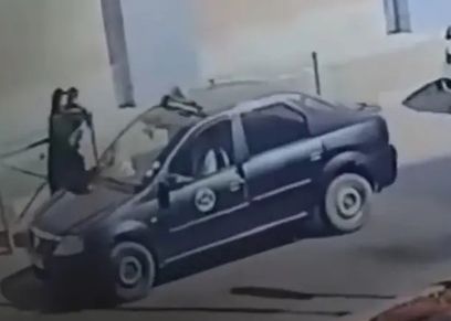 لحظة خطف السيدة للرضيع