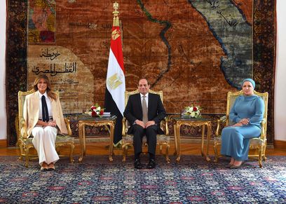 بالصور| ميلانيا ترامب تنفق مبلغا ضخما خلال زيارتها في مصر.. تعرف عليه