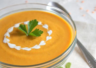 طريقة عمل شوربة العدس بالحمص