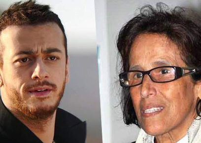 ثريا جبران ونجل شقيقتها سعد لمجرد