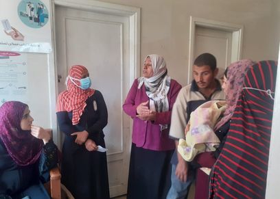 الرائدة الريفية سميحة إبراهيم وسط السيدات