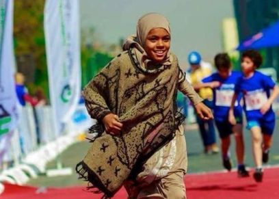 بطلة ماراثون أسوان
