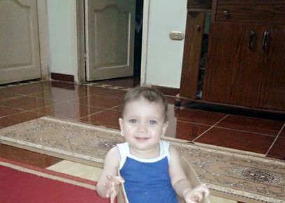الطفلة الرضيعة كارما