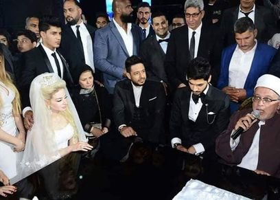 مشاهد في حفل زفاف علي جبر