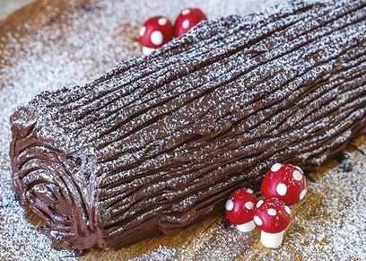 كعكة yule log