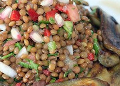 سلطة عدس بني
