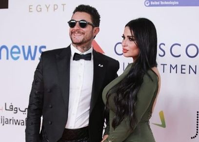 أحمد الفيشاوي وزوجته