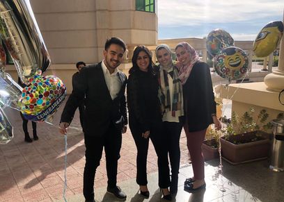 طلاب كلية الإعلام جامعة MSA