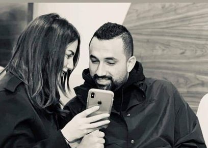 رجل الأعمال هاني سعد والفنانة درة