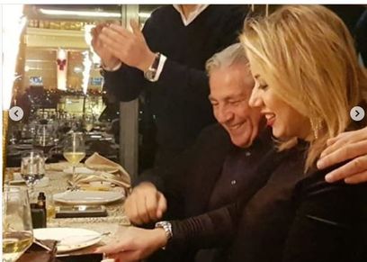 فاتن موسى تحتفل مع مصطفى فهمي بعيد زواجهما