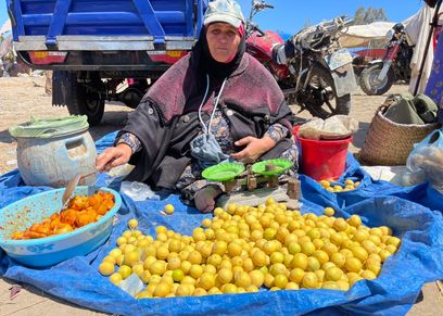 الحاجة مديحة بائعة الليمون