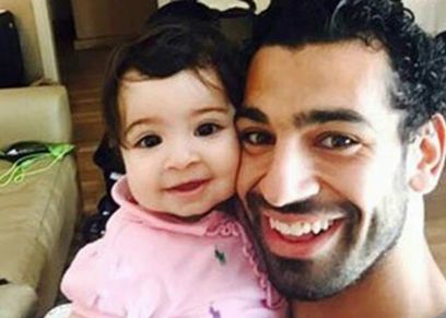 محمد صلاح وابنته