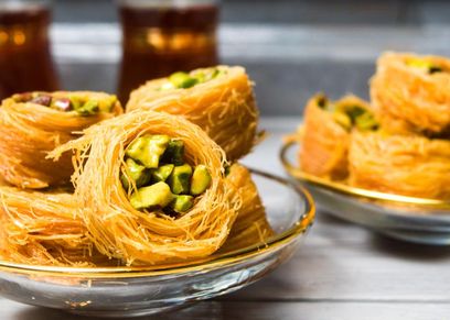 طريقة عمل كنافة عش البلبل