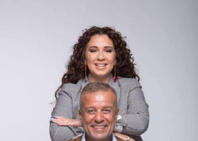 ابنة شريف منير تحتفل بعيد زواجها من محمود حجازي