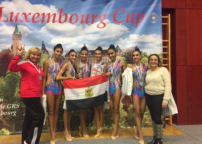 فريق الجمبار المصري الفائز في بطولة لوكسمبرج