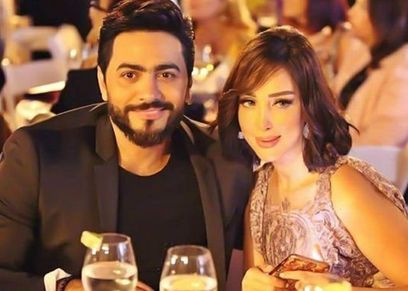 تامر حسني وبسمة بوسيل