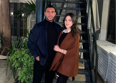 رامي ربيعة وزوجته