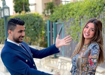 علي غزلان وخطيبته