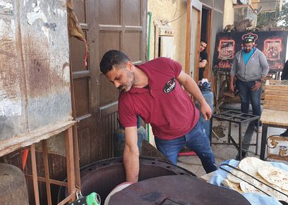 صناعة الخبز العراقي في طور سيناء