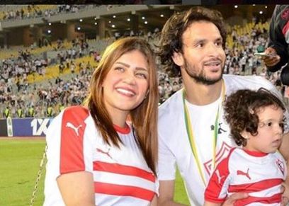 زوجة لاعب الزمالك محمود علاء