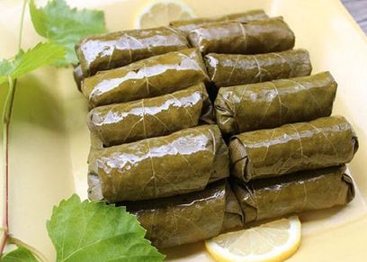 محشى ورق عنب باللحمة المفرومة
