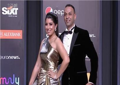 أيتن عامر وزوجها محمد عزالعرب