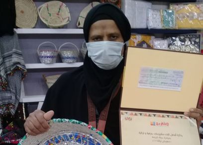 «جميلة» الفائزة في معرض تراثنا