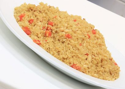 الأرز بالفاصولياء والطماطم