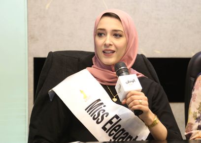 الوصيفة الثانية لـ Miss elegant 2019 لـ