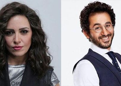 ريهام عبد الغفور تنشر صورة بصحبة أحمد حلمي  من كواليس مسلسلهم الاذاعي