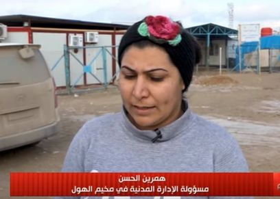 مسئول الإدارة المدنية بمخيم الهول همرين الحسن