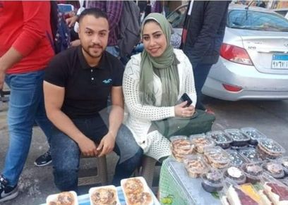 دينا وأحمد قصة كفاح على عربة حلويات