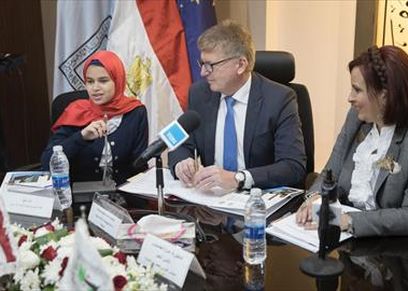 أمل ناجح مع يفان سوركوش سفير الاتحاد الأوروبي لدى مصر