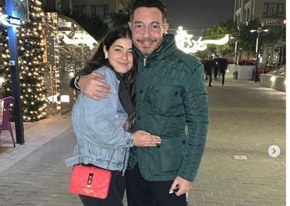 أحمد زاهر وابنته