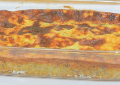 طاجن بطاطس برجر