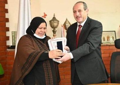 مشجعة الزمالك سوزان قنديل