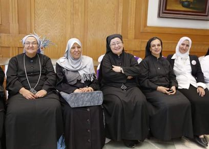  فطار جماعي بين  راهبات  الكنائس وواعظات الأوقاف  في إطار مبادرة